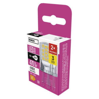 LED-Lampe Classic JC / G9 / 4 W (40 W) / 470 lm / neutralweiß