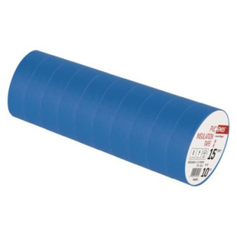 Taśma izolacyjna PVC 15 mm / 10 m niebieska