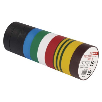 Izolačná páska PVC 15 mm / 10 m mix farieb