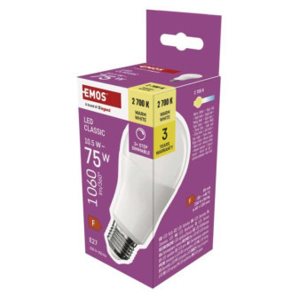 LED-Lampe Classic A60 / E27 / 10,5 W (75 W) / 1 060 lm / warmweiß / dimmbar