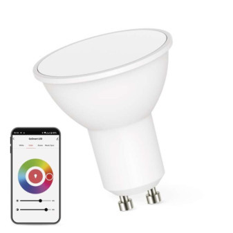 Inteligentná LED žiarovka GoSmart MR16 / GU10 / 4,8 W (35 W) / 400 lm / RGB / stmievateľná / WiFi