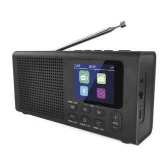 Portable radio with Bluetooth, MP3, DAB / DAB  / FM, black