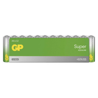 Baterie alkaliczne GP Super AA (LR6), 12 szt.