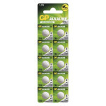 Alkaline button cell battery GP 186F (LR43)