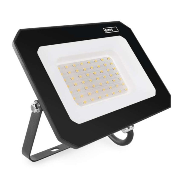 LED reflektor SIMPO 50 W, čierny, neutrálna biela
