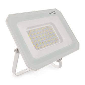 LED reflektor SIMPO 50W, biely, IP65, 5000 lm, neutrálna biela