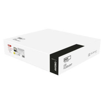 LED reflektor AVENO 300W, čierny, neutrálna biela
