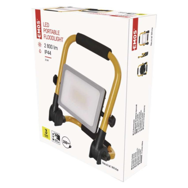 ILIO portable LED spotlight, 31W, yellow, neutral white