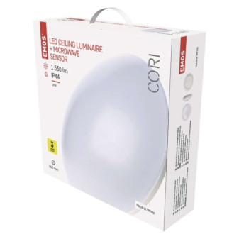 LED svietidlo CORI so snímačom pohybu, š. 18W, IP44