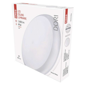 LED-Leuchte DORI, rund weiß 18W neutral, IP54