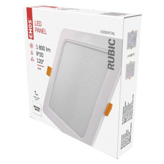 LED-Einbauleuchte RUBIC, quadratisch, 18W neutralweiß