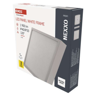LED-Leuchte NEXXO, quadratisch, weiß, 21W, neutralweiß