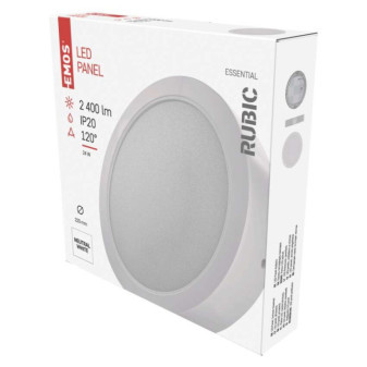 LED luminaire RUBIC, round, 24W neutral white