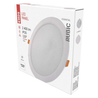 LED-Einbauleuchte RUBIC, rund, 24W neutralweiß