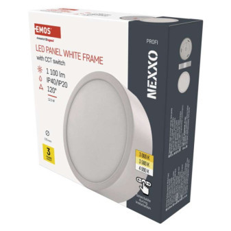 LED-Leuchte NEXXO, rund, weiß, 12,5W, mit CCT-Wechsel