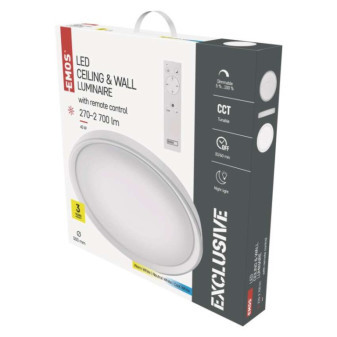 LED-Leuchte ILVI, rund 45W, dimmbar. mit CCT-Änderung