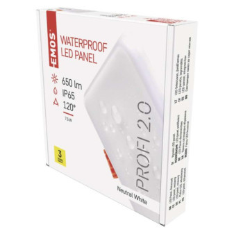 LED-Einbauleuchte VIXXO, quadratisch, weiß, 7,5W neutr.b.,IP65