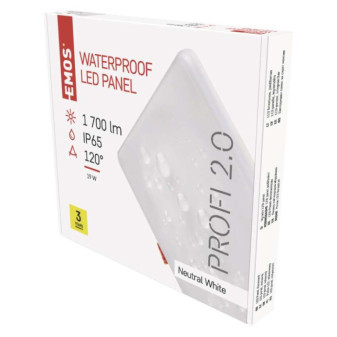 LED-Einbauleuchte VIXXO, quadratisch, weiß, 19W neut.b.,IP65