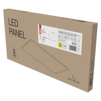 LED panel PROXO 30×60, obdĺžnikový zapustený biely, 19W neutrálny b.