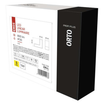 LED lineárne svietidlo ORTO LCON 8W neutrálna biela