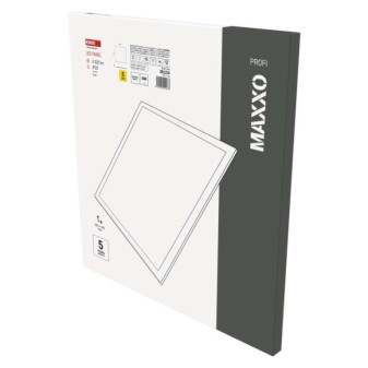 LED panel MAXXO 60×60, štvorcový zapustený biely, 36W neutr. b. UGR