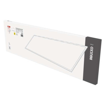 LED panel MAXXO 30×120, štvorcový zapustený biely, 36W neutrálna biela