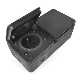 Gniazdo EMOS Cyclone podwójne IP55