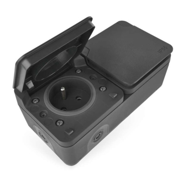 EMOS Cyclone socket double IP55