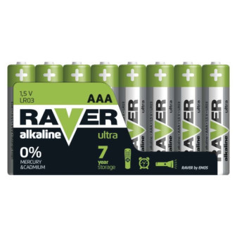 Alkalická batéria RAVER AAA (LR03)