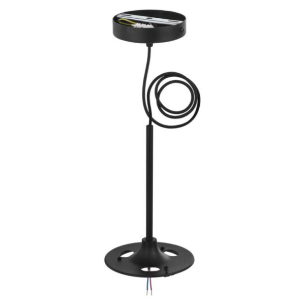 Hanging set for led lum. black