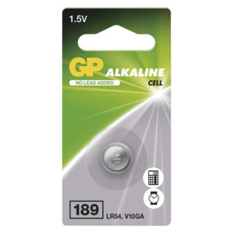 Alkalická gombíková batéria GP 189F (LR54)
