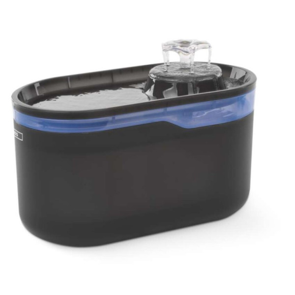 Fontána na vodu Pet Care, 2,6 l, sivá