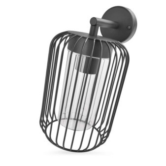 LED-Garten-Wandleuchte SALVIA, 20,8 × 16 × 28,5 cm, 1 × E27, 15 W