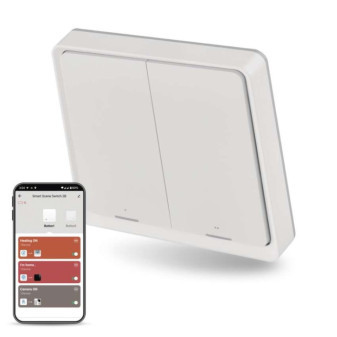 GoSmart Portable Scene Controller IP-2002ZW, ZigBee 3.0, 2-Tasten