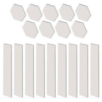 GoSmart LED svítidlo Lines bílé, 9 dílů, 34 W, RGBIC stmívatelné, WiFi