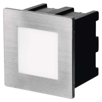 LED orientační vestavné svítidlo AMAL 80×80, 2W teplá bílá,IP65