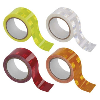 Taśma odblaskowa 25 mm / 2 m, 12 sztuk, pudełko ekspozycyjne