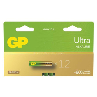Alkalibatterien GP Ultra AAA (LR03) 12 Stück