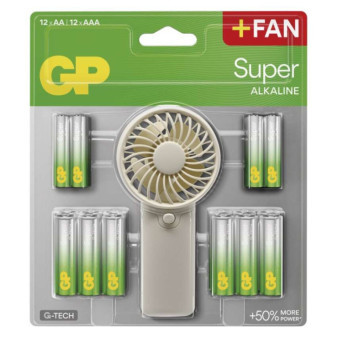 GP alkalická batéria SUPER AA 12   AAA 12   Fan BL