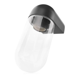 LED garden wall lamp CASSIA, 12,6 × 9,5 × 22,2 cm, 1 × E27, 15 W