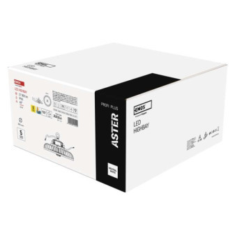 LED-Industrie-Pendelleuchte HIGHBAY ASTER 60° 150W