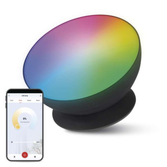 GoSmart LED-Umgebungslampe, schwarz, warmweiß-kaltweiß/ RGB, WiFi