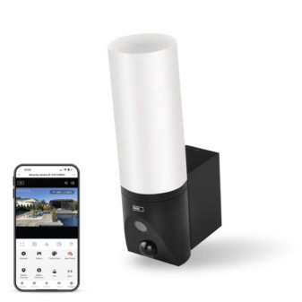 GoSmart Outdoor IP-310 TORCH drehbare Kamera mit WiFi und Licht, schwarz