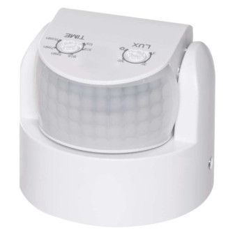 PIR senzor (snímač pohybu) IP65 1200W, biely