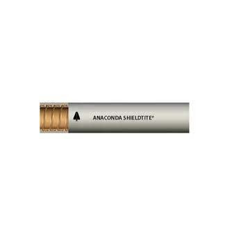 SHIELDTITE, bronze and PVC jacketed, EMI/EMP shielding, grey, 16/21,1mm, pack. 30m