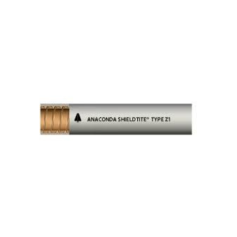 SHIELDTITE Z1, Bronze und PVC ummantelt, EMI/EMP Abschirmung, grau, 16/21,1mm, Pack. 30m