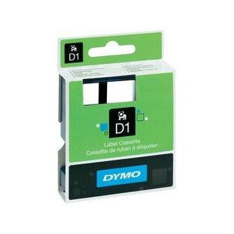 40916 Taśma DYMO D1 samoprzylepna taśma plastikowa 9 mm, czarny nadruk na niebieskiej taśmie, rolka 7 m
