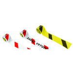 Trench marking tape (red and white without printing 80mmx100m)