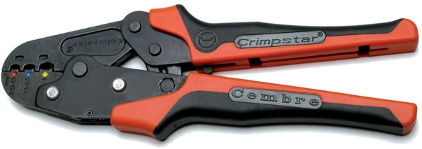Crimping pliers for insulated terminals for cross-sections 0,5-6mm2, crimpstar profi
