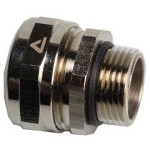 ISO connector straight, male thread, nickel plated. brass , for Multitite FCD/FCE